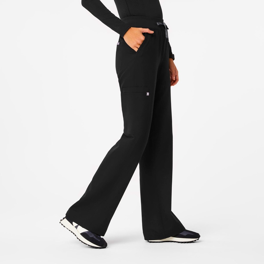 Figs High Waisted Wide Leg Scrub Pants Size L NWOT